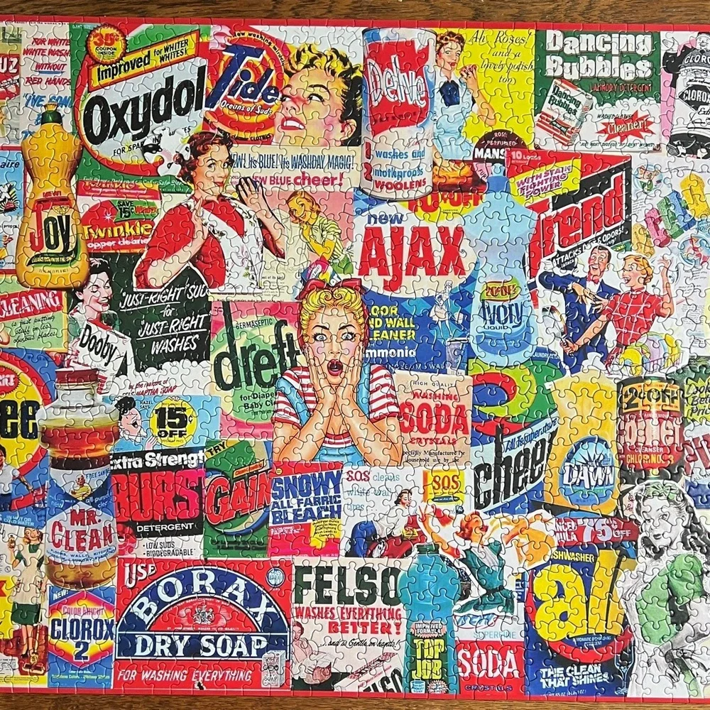 White Mountain Soap Suds 1000 Piece Puzzle - Picture 5 of 5